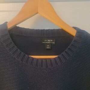 J. Crew Navy Crewneck Sweater